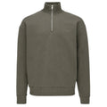 Genti Logo Turtle Half-Zip Pullover Dunkelgrün