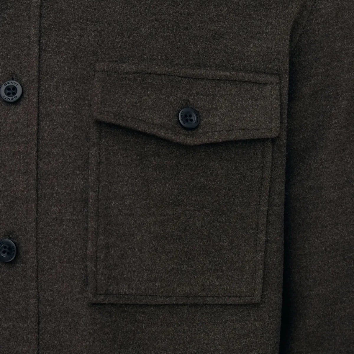 Genti Midtown Überhemd Braun