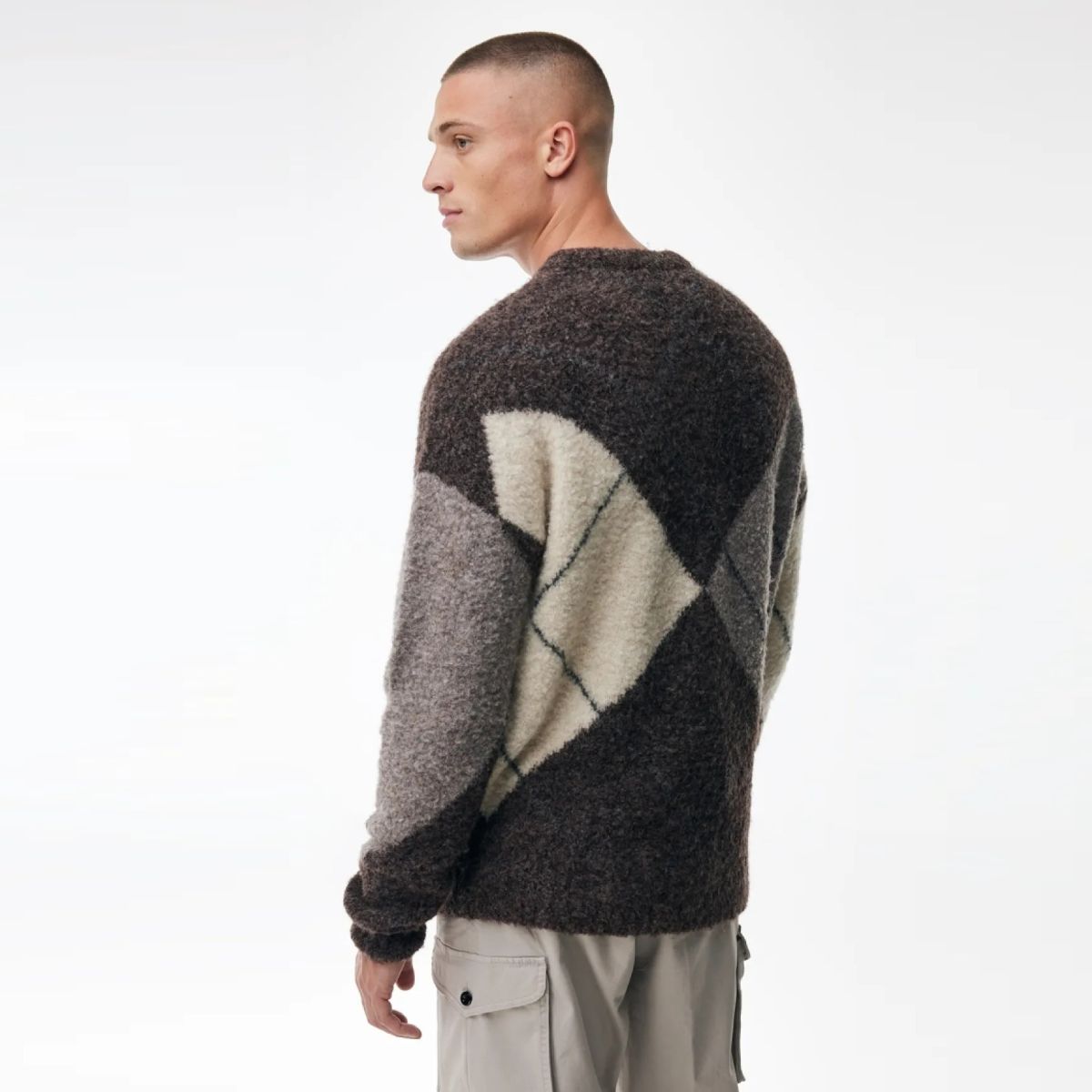 Genti Monogramm-Pullover Braun