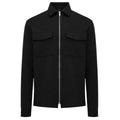 Genti Oaks Zip Überhemd Schwarz