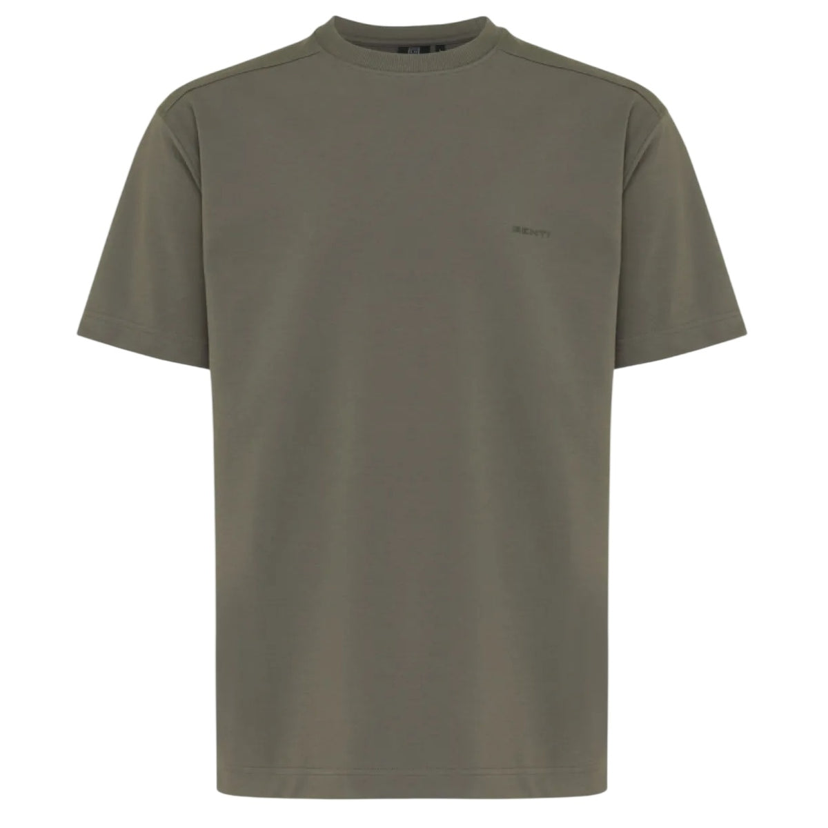 Genti Relaxed Fit T-shirt Dunkelgrün
