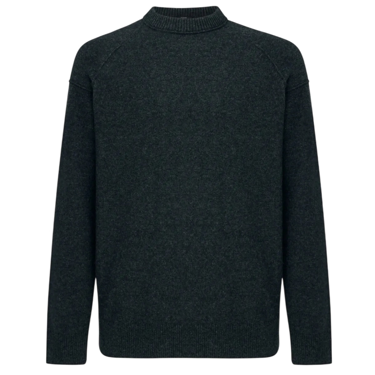 Genti Relaxed Wool Blend Pullover Anthrazit