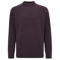 Genti Relaxed Wool Blend Pullover Bordeaux