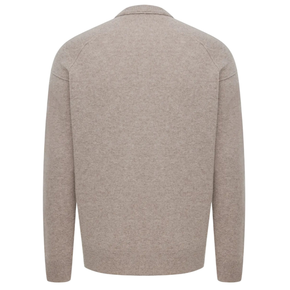 Genti Relaxed Wool Blend Pullover Braun