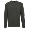 Genti Round Pocket Pullover Dunkelgrün