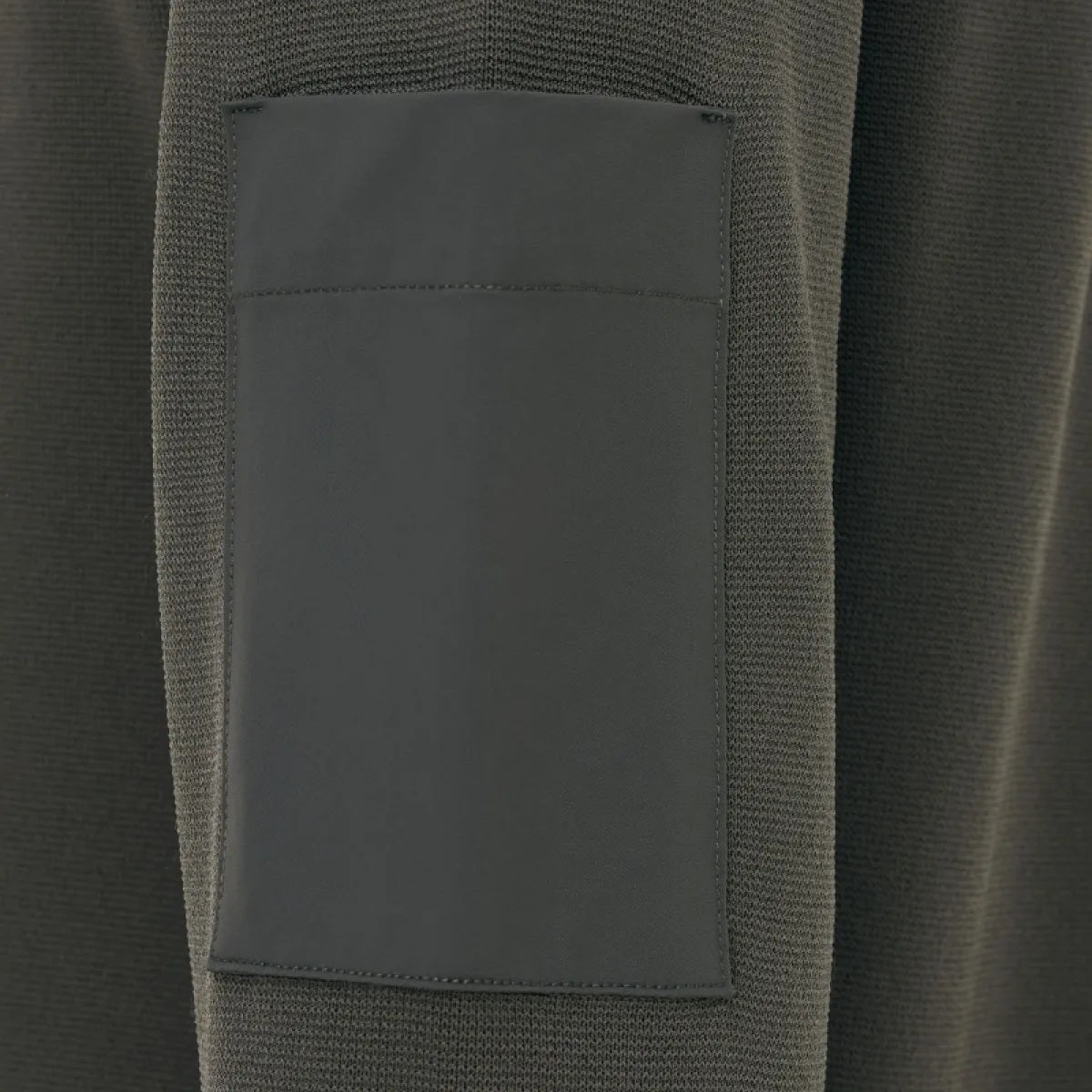 Genti Round Pocket Pullover Dunkelgrün