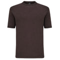 Genti Rundhals-T-shirt Bordeaux