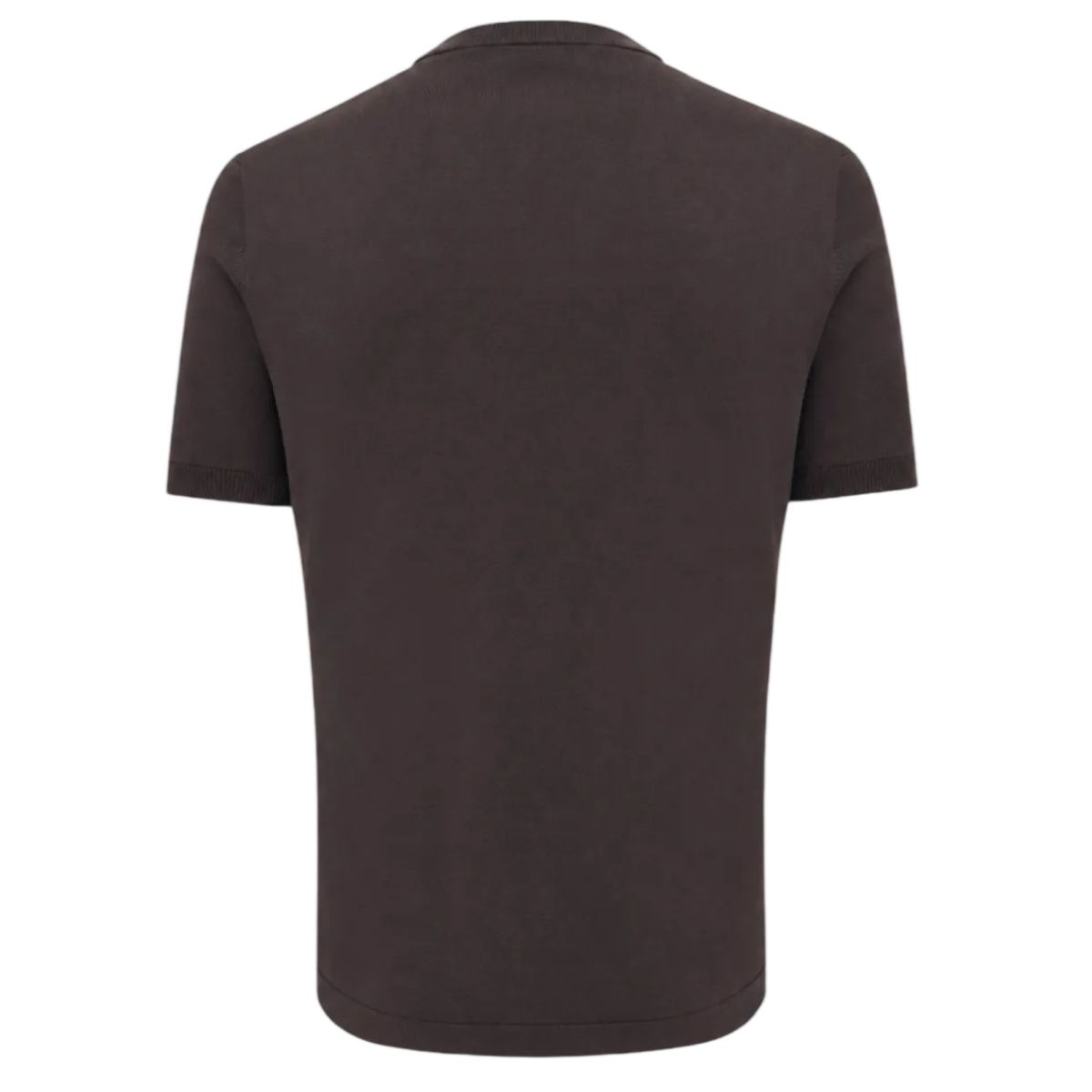 Genti Rundhals-T-shirt Bordeaux