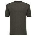 Genti Rundhals-T-shirt Dunkelgrün