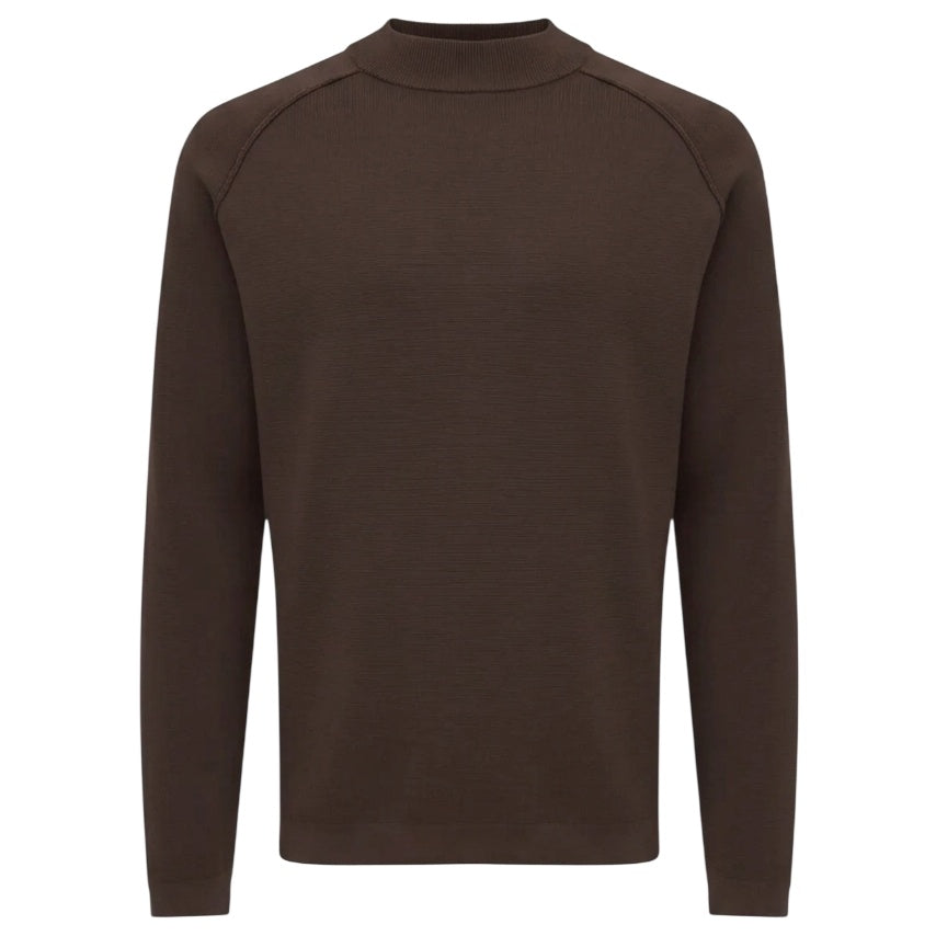 Genti Turtle Pullover Braun