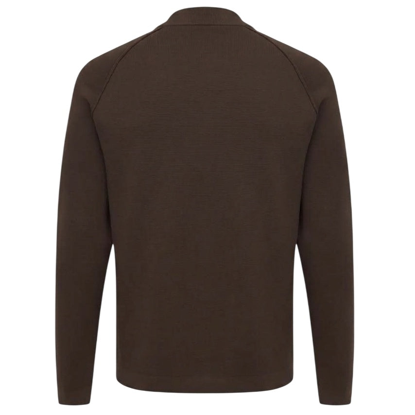 Genti Turtle Pullover Braun