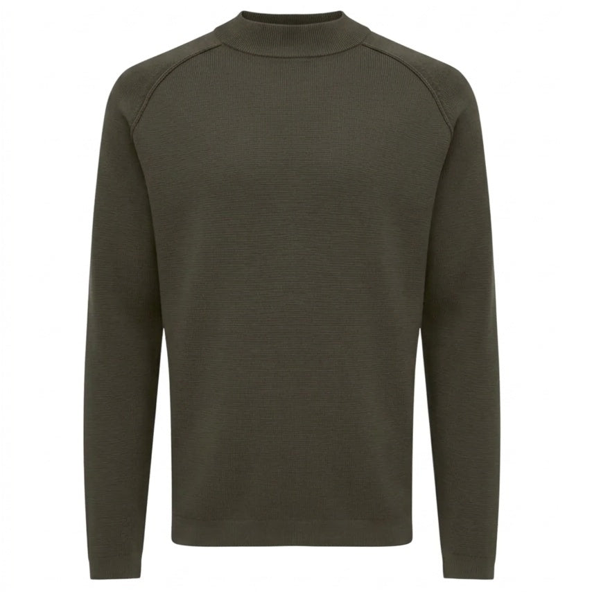 Genti Turtle Pullover Dunkelgrün