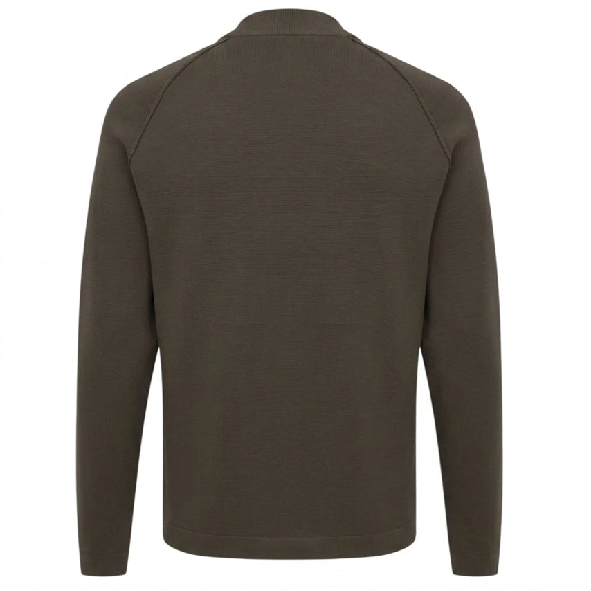 Genti Turtle Pullover Dunkelgrün