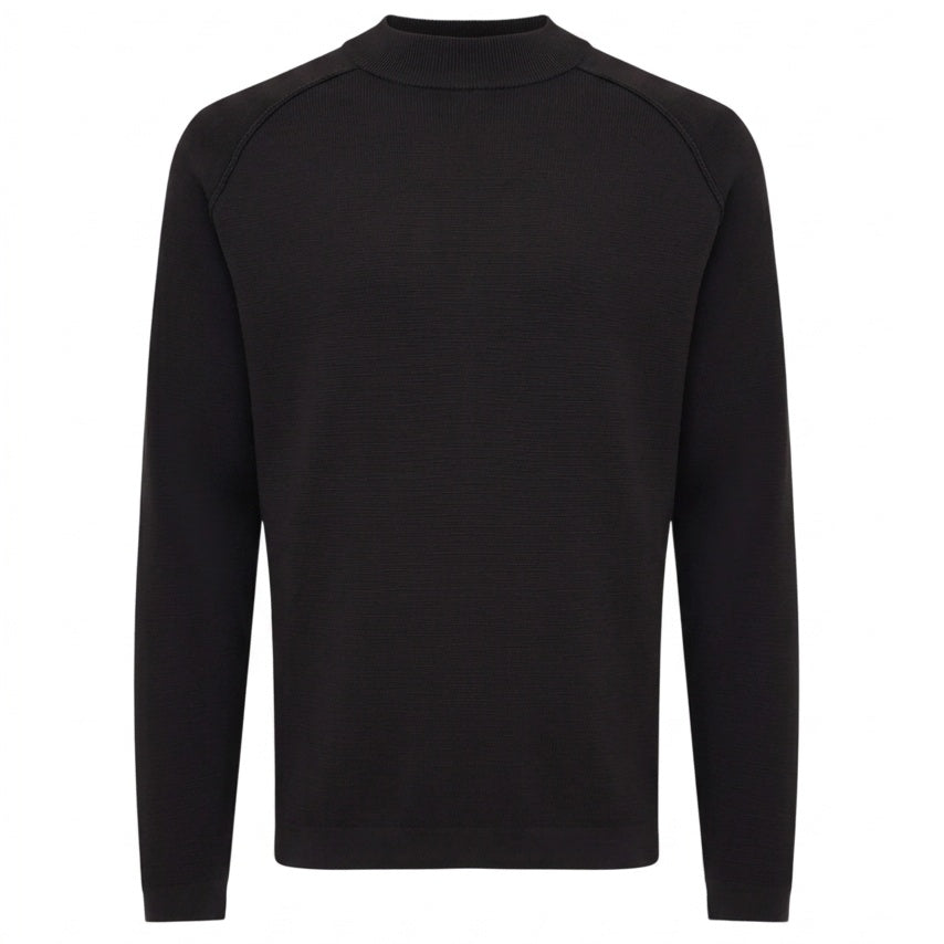 Genti Turtle Pullover Schwarz