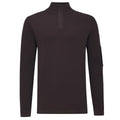 Genti Turtle Zip Pullover Bordeaux
