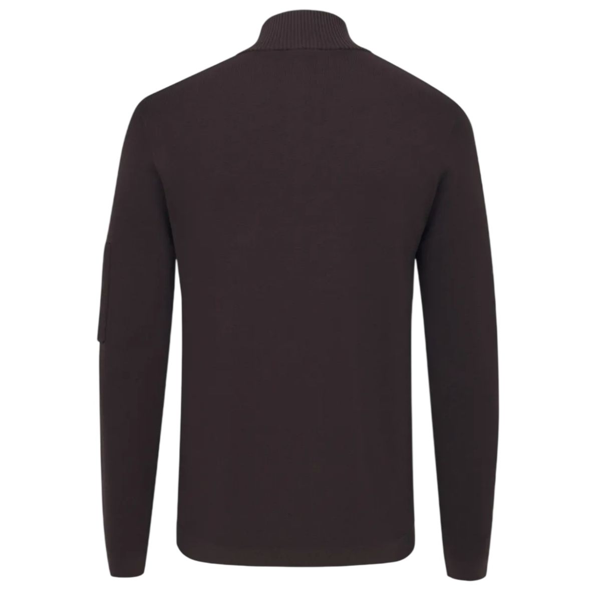 Genti Turtle Zip Pullover Bordeaux