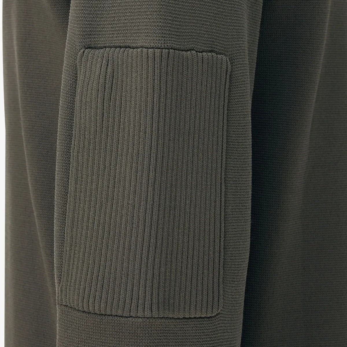 Genti Turtle Zip Pullover Dunkelgrün