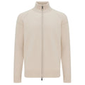 Genti Turtle Zip Weste Beige