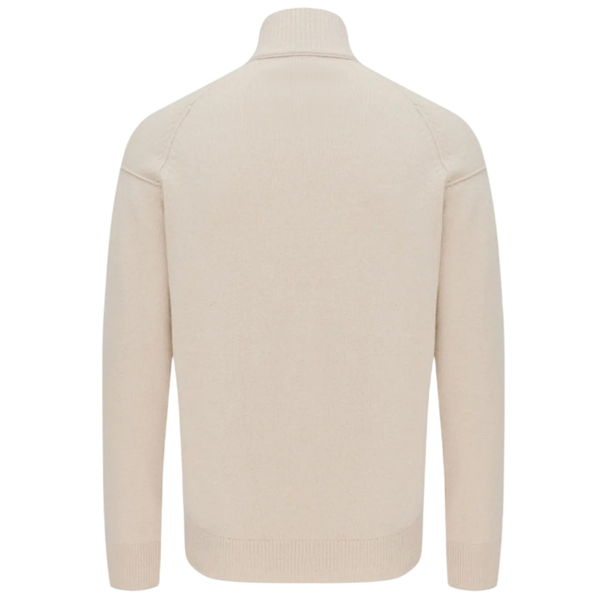 Genti Turtle Zip Weste Beige