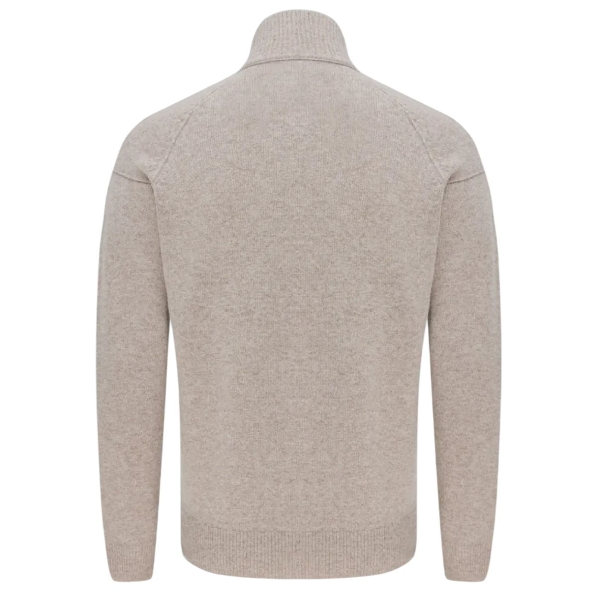 Genti Turtle Zip Weste Braun