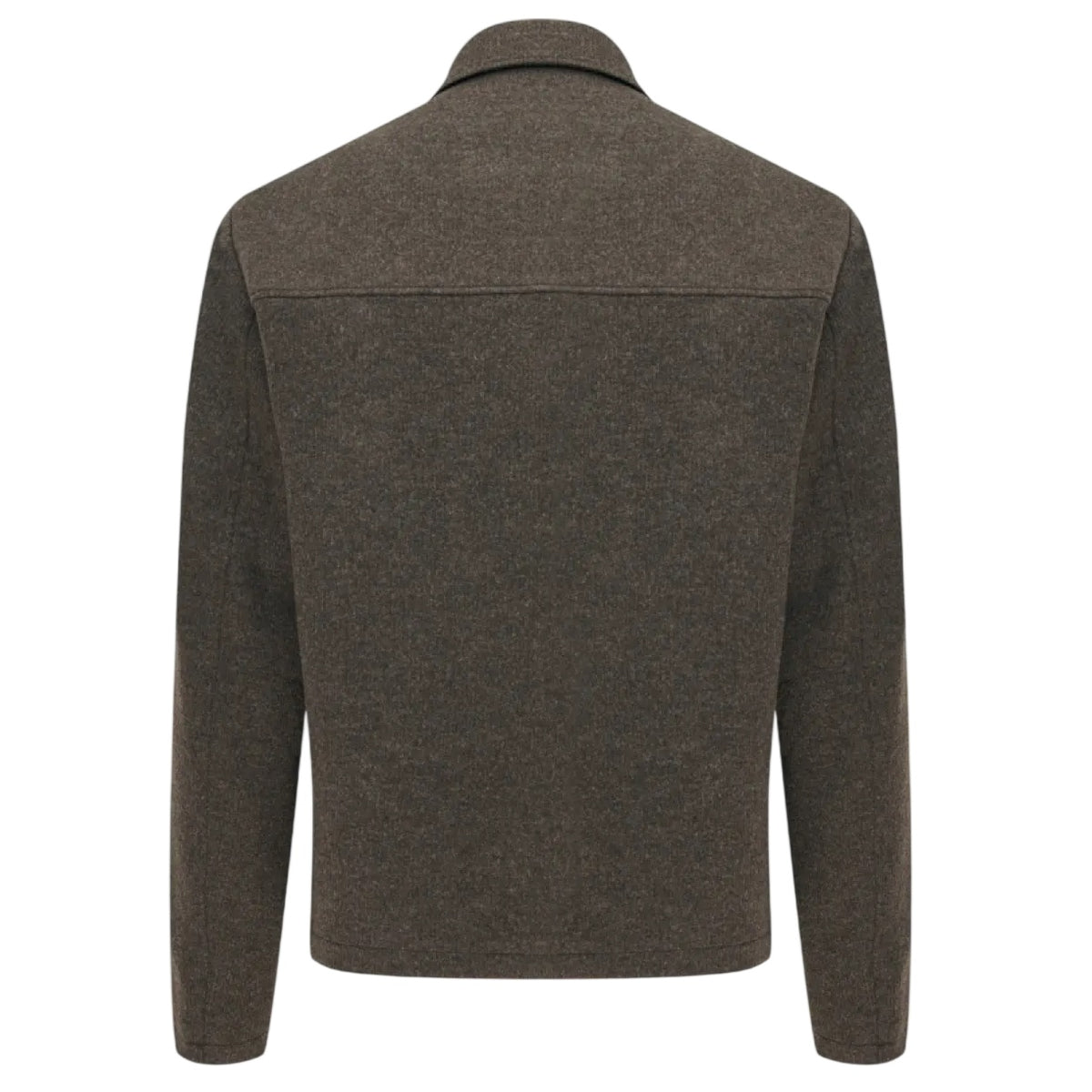 Genti Viper Monogram Überhemd Braun