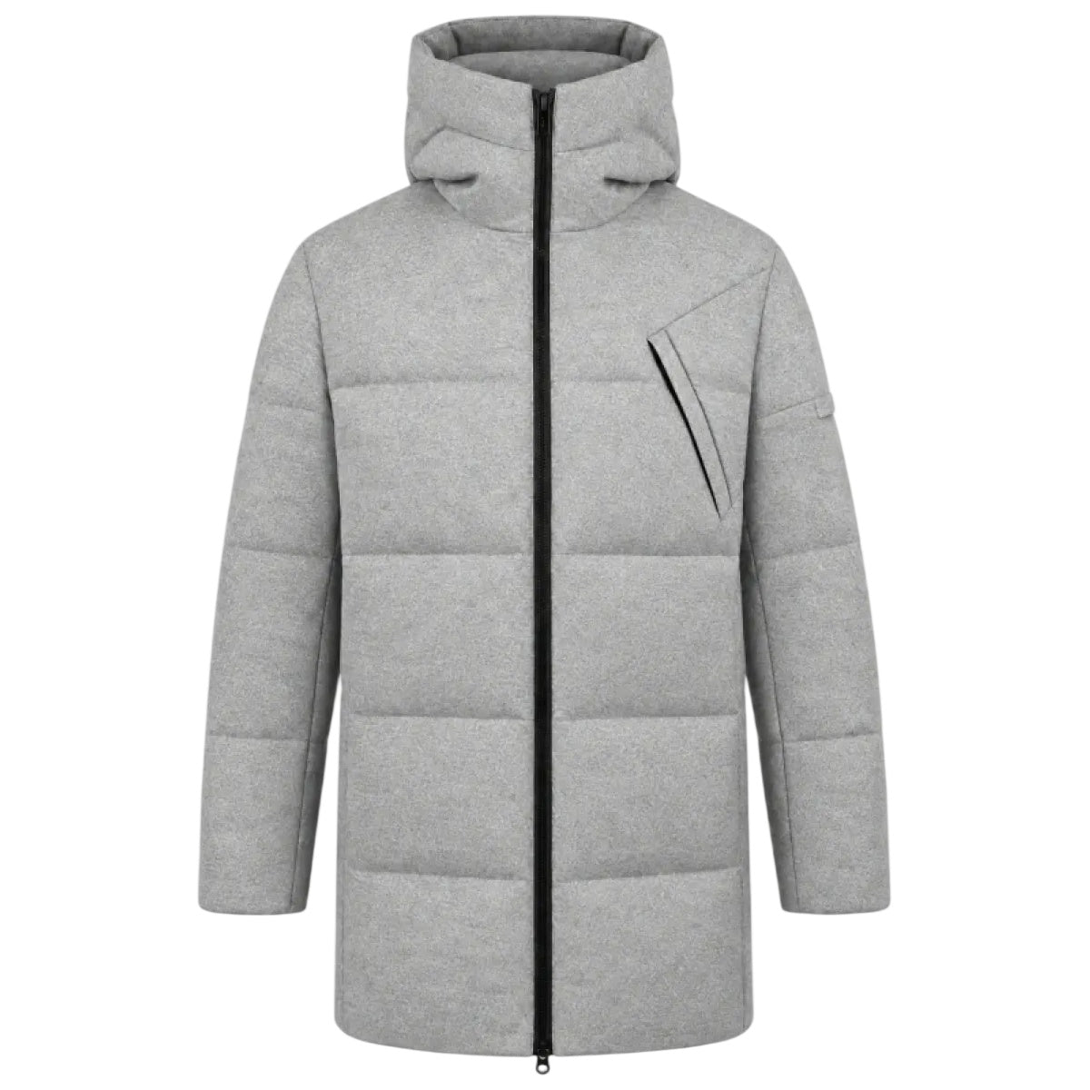 Genti Wool Chris Parka Grau
