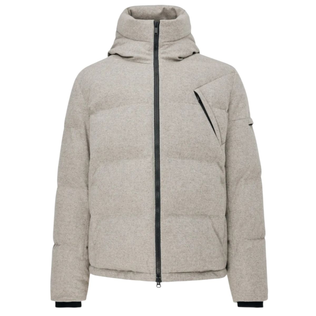 Genti Wool Cross Puffer Beige