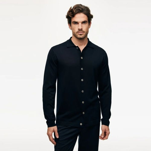 Gentiluomo 8 Buttons Overshirt Navy