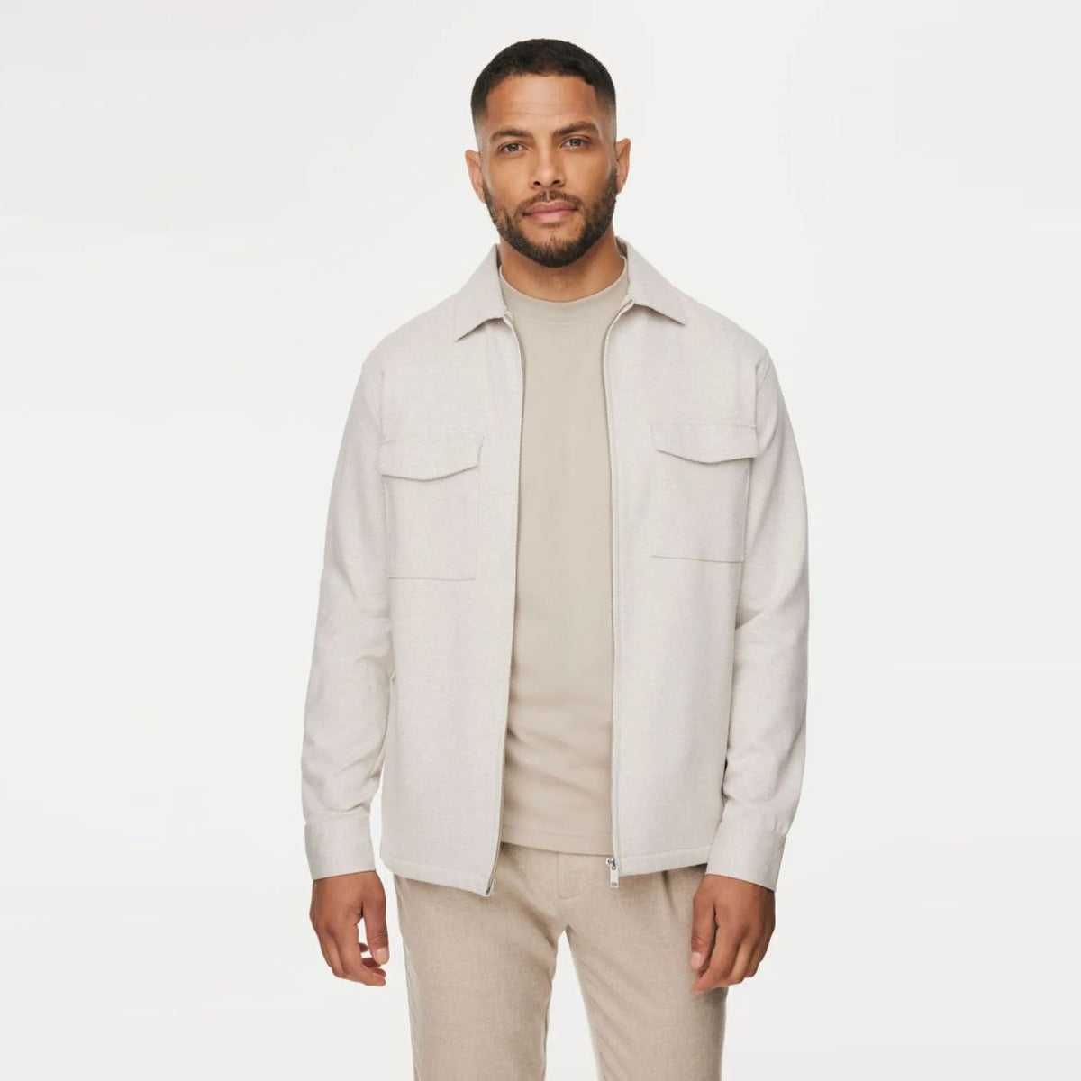 Gentiluomo Ryan Überhemd Beige