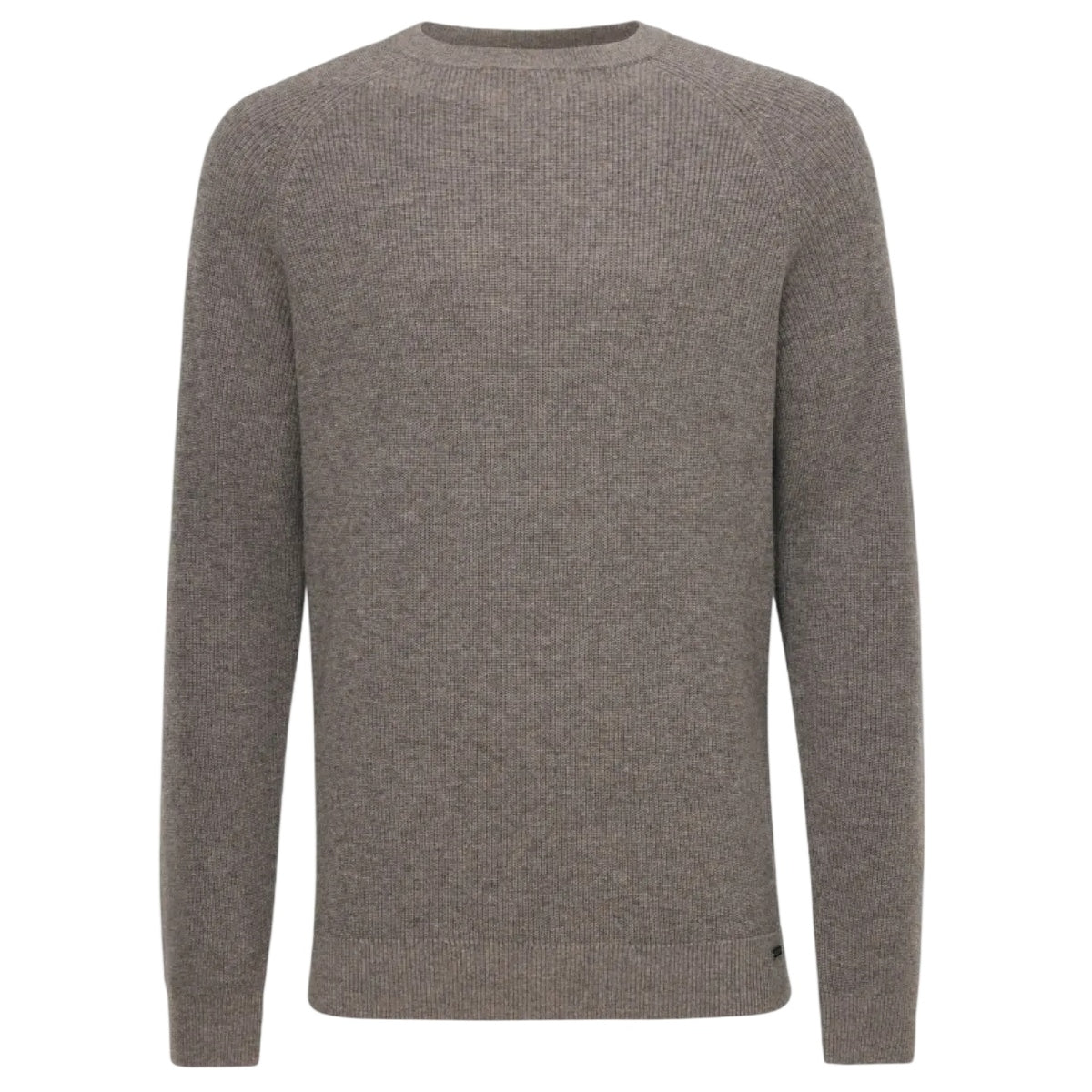 Gentiluomo Wool Blend Knitted Pullover Braun