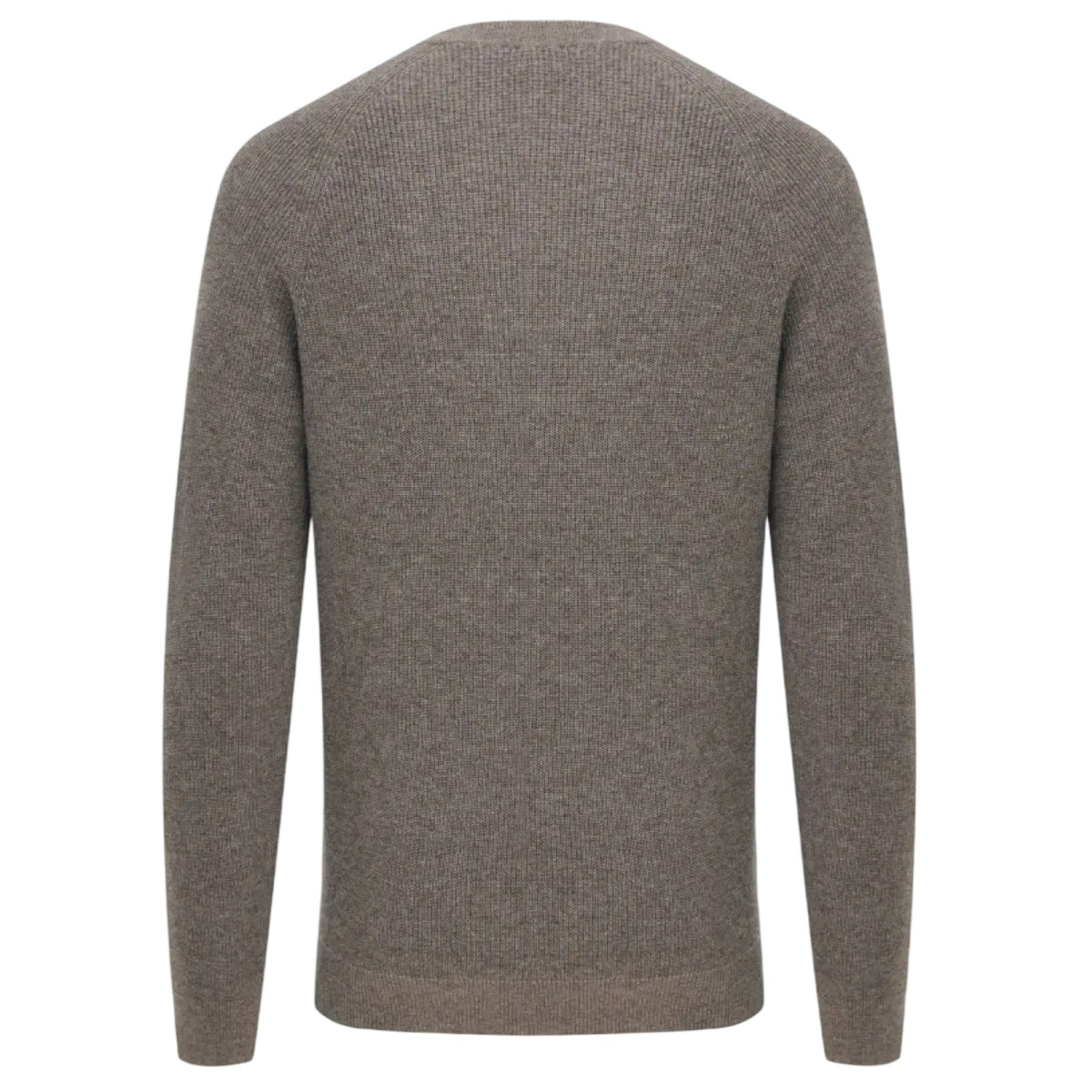 Gentiluomo Wool Blend Knitted Pullover Braun