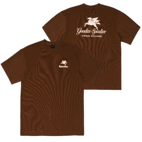 Goodies Sportive Pegasus T-shirt Braun