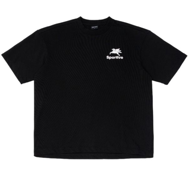Goodies Sportive Pegasus T-shirt Zwart