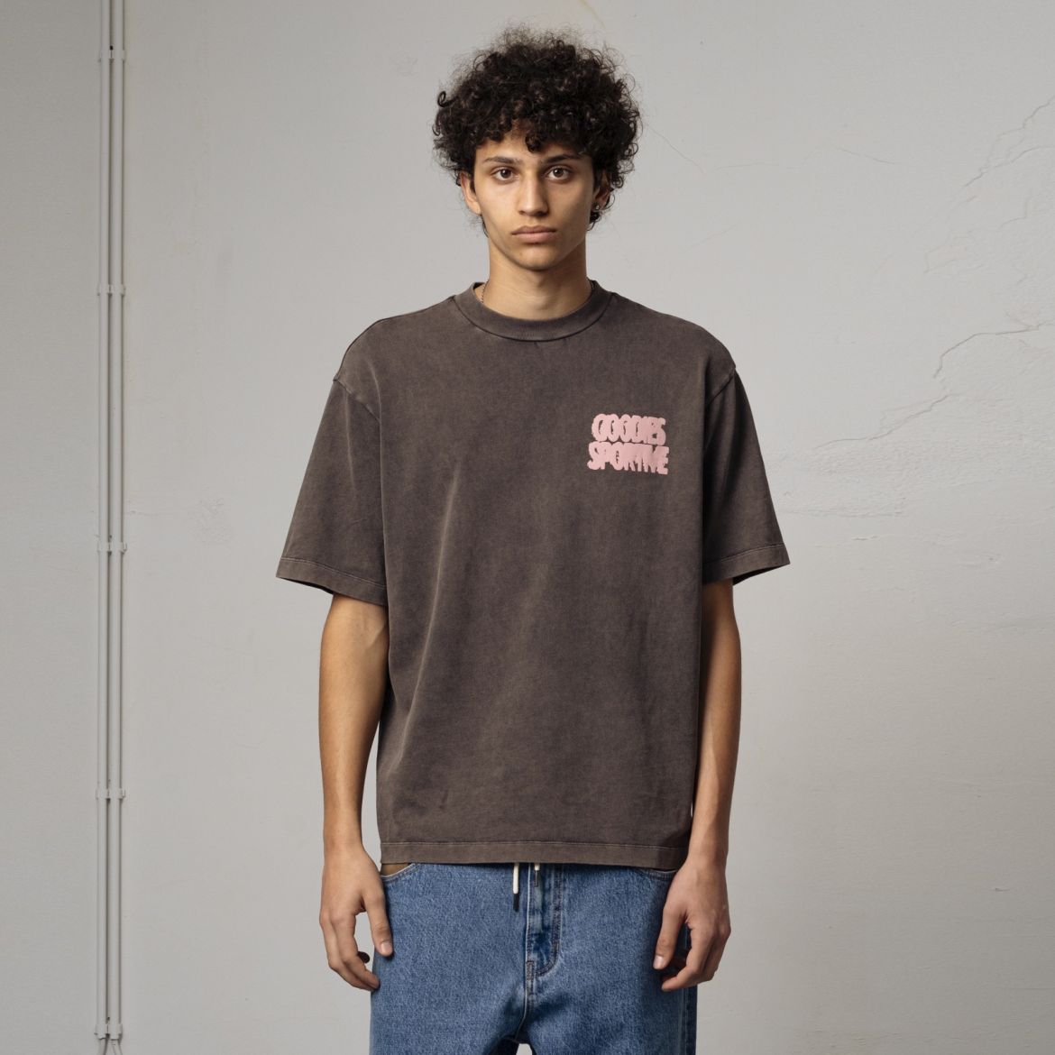Goodies Sportive Everyday Quartier T-shirt Braun
