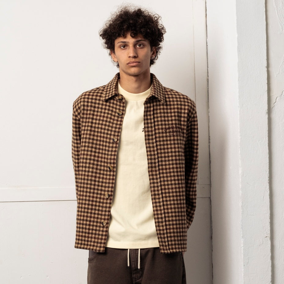 Goodies Sportive Hunter Checks Hemd Braun