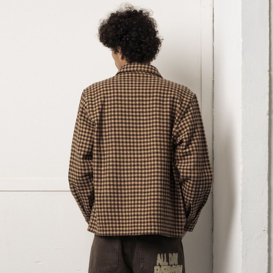 Goodies Sportive Hunter Checks Hemd Braun