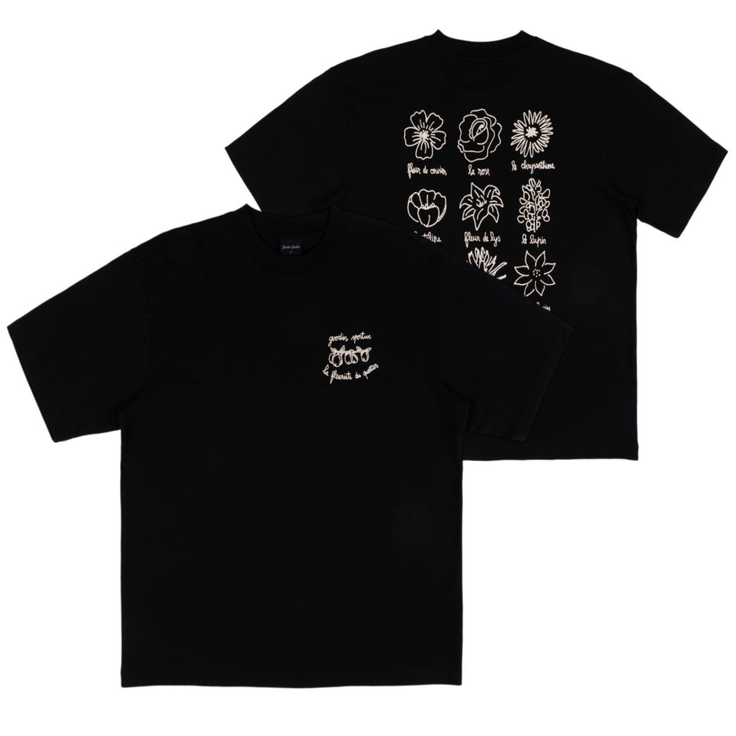 Goodies Sportive Le Fleuriste T-shirt Schwarz