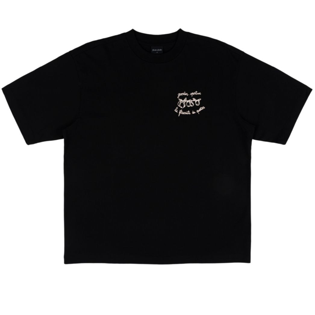 Goodies Sportive Le Fleuriste T-shirt Schwarz
