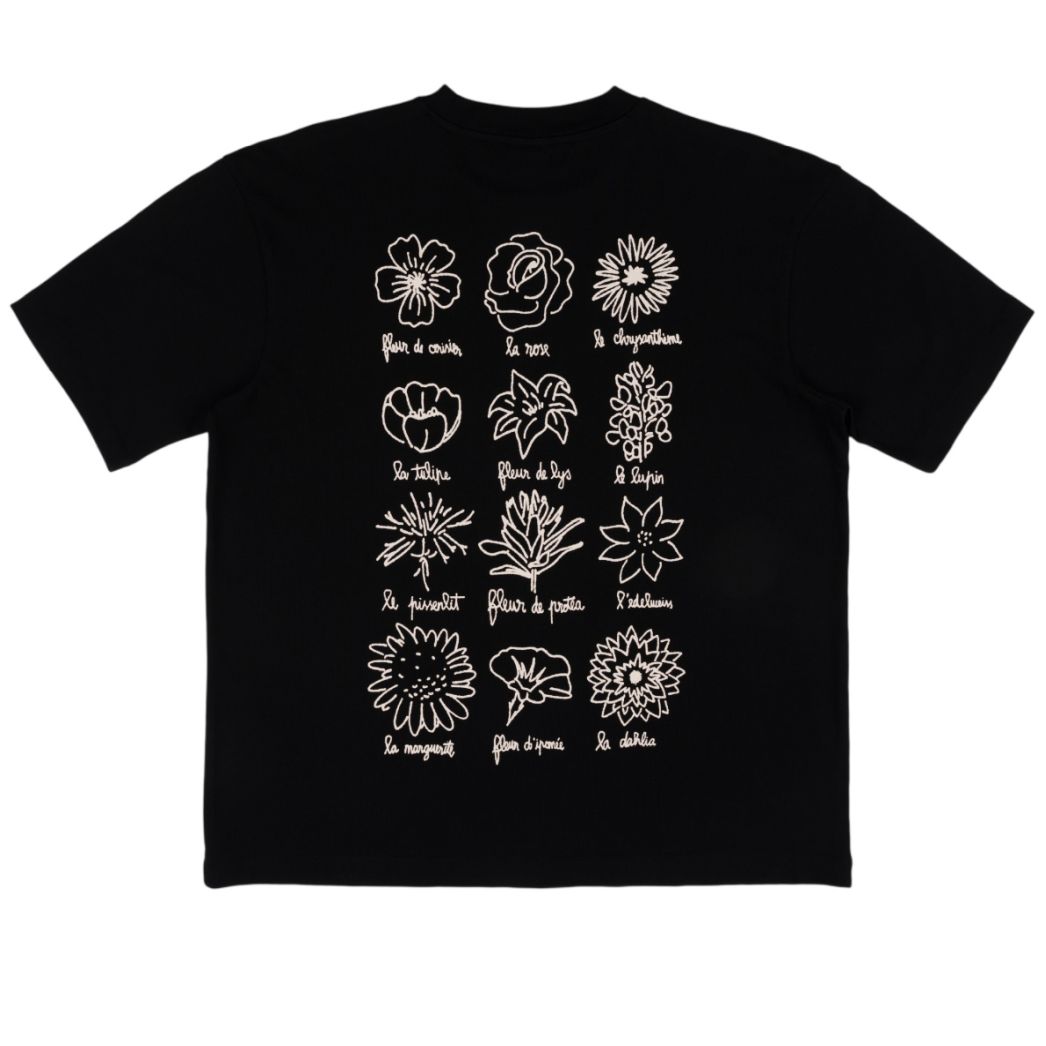 Goodies Sportive Le Fleuriste T-shirt Schwarz