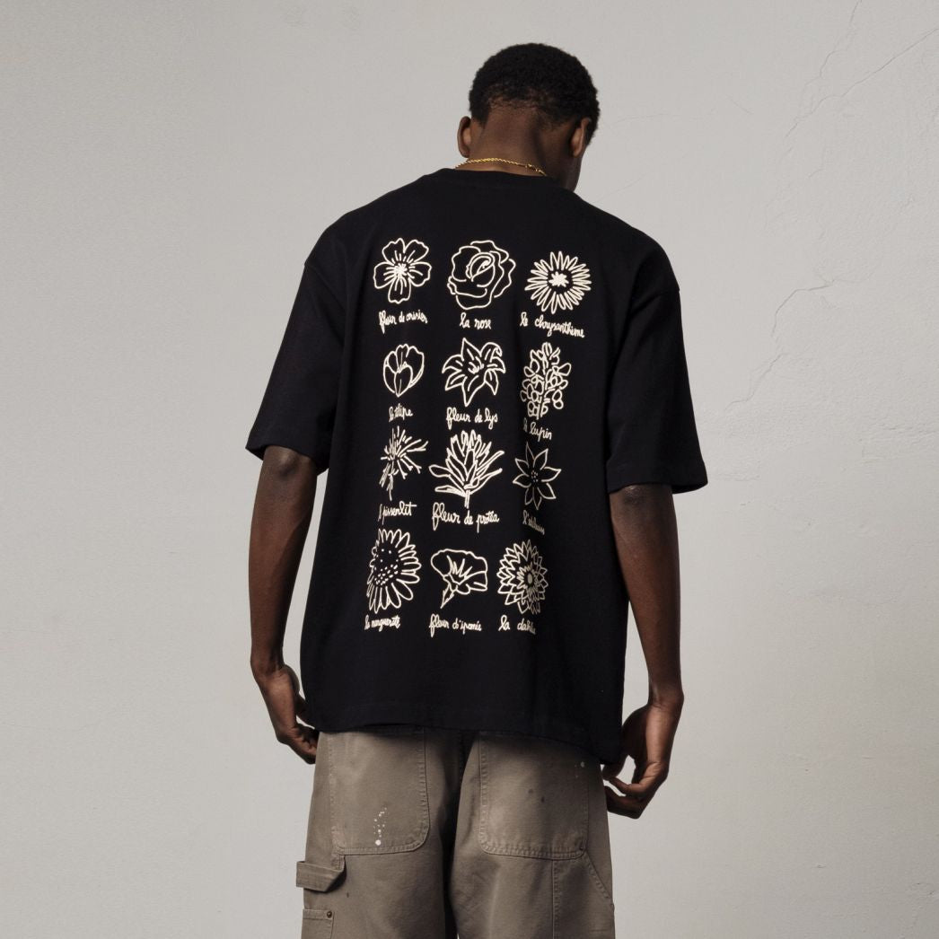 Goodies Sportive Le Fleuriste T-shirt Schwarz