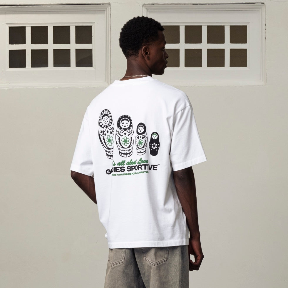 Goodies Sportive No Time No Play T-shirt Weiß