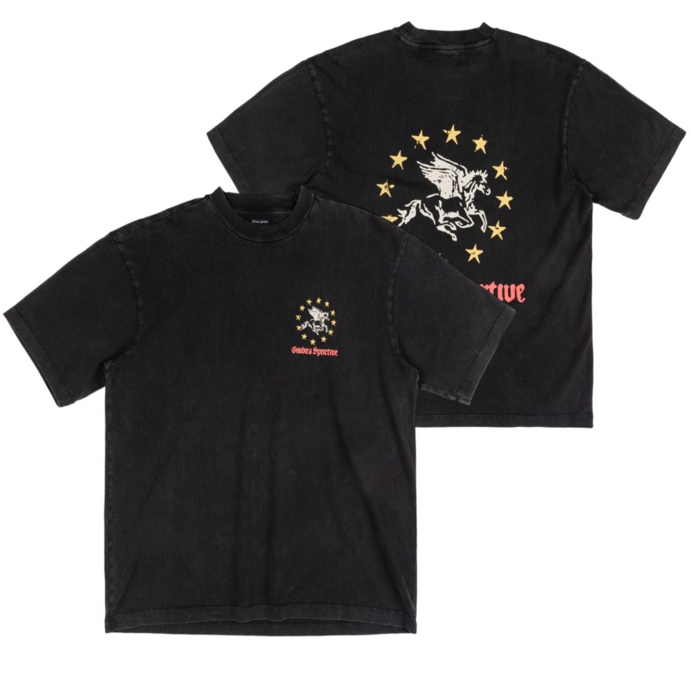 Goodies Sportive Pegasus Union T-shirt Schwarz