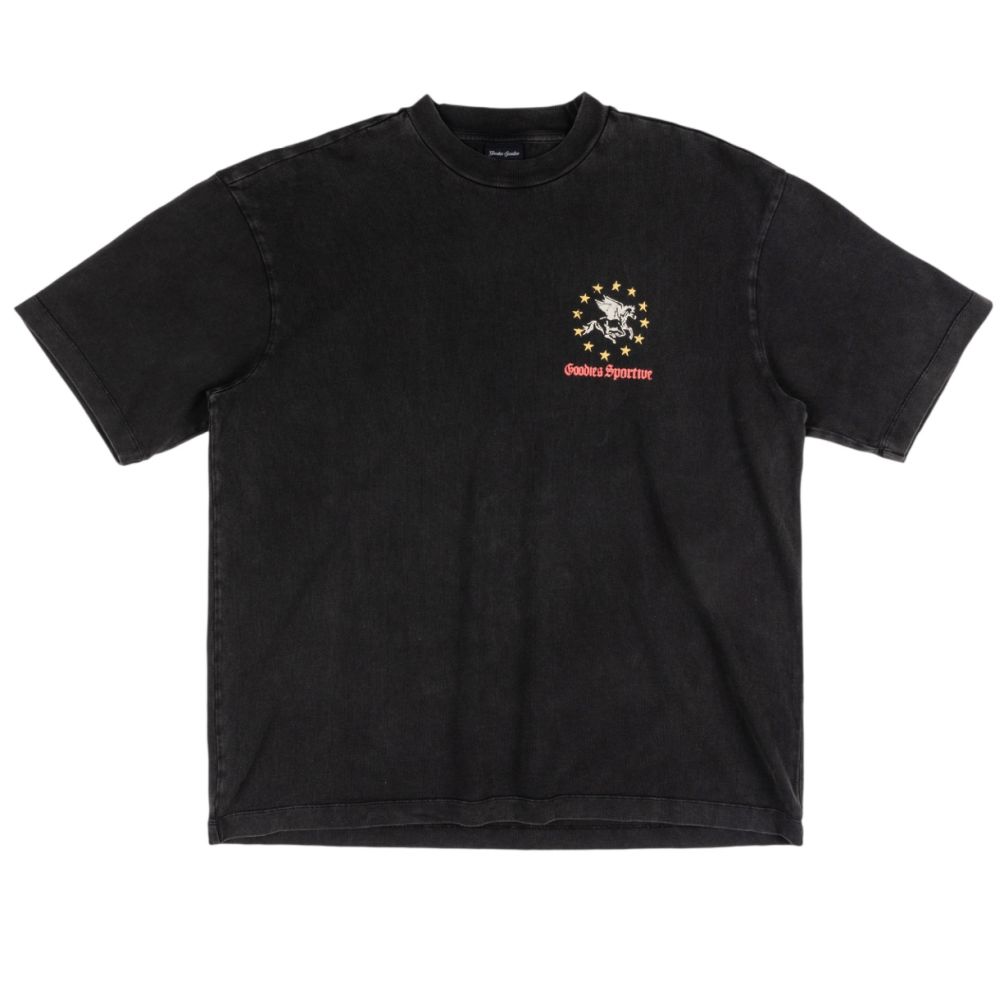 Goodies Sportive Pegasus Union T-shirt Schwarz
