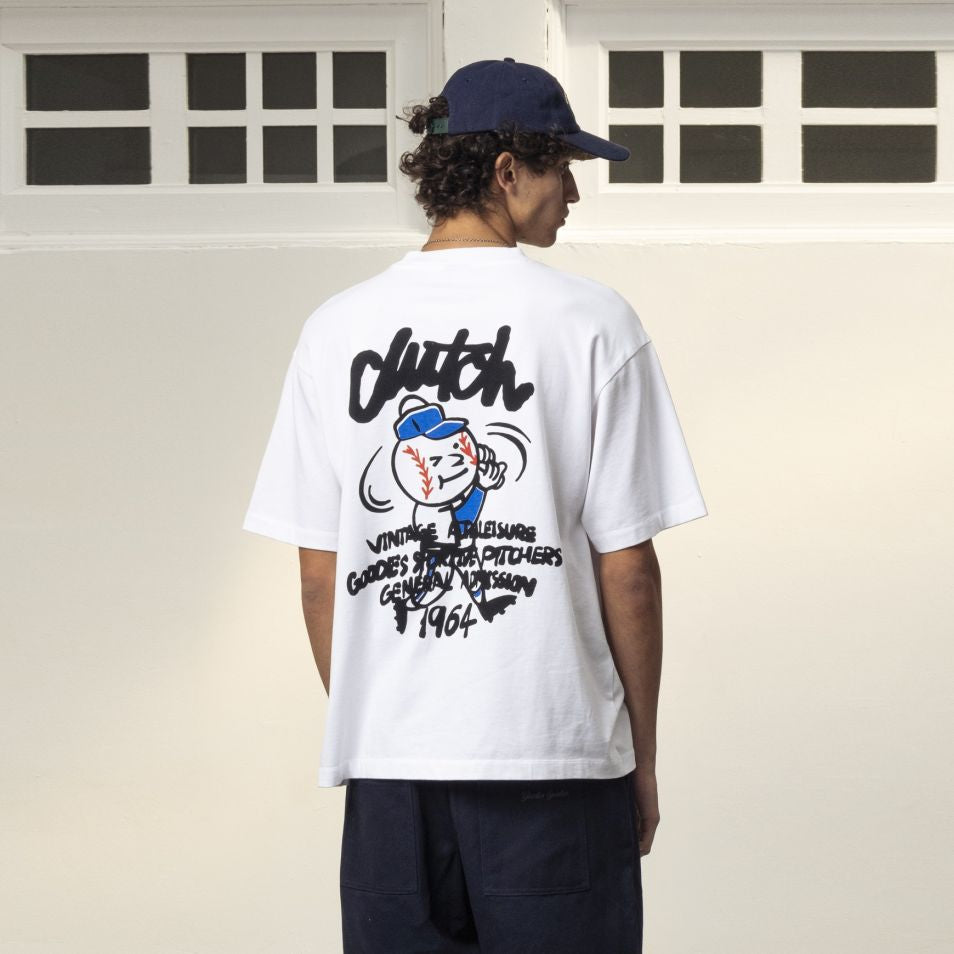 Goodies Sportive Pitcher's T-shirt Weiß