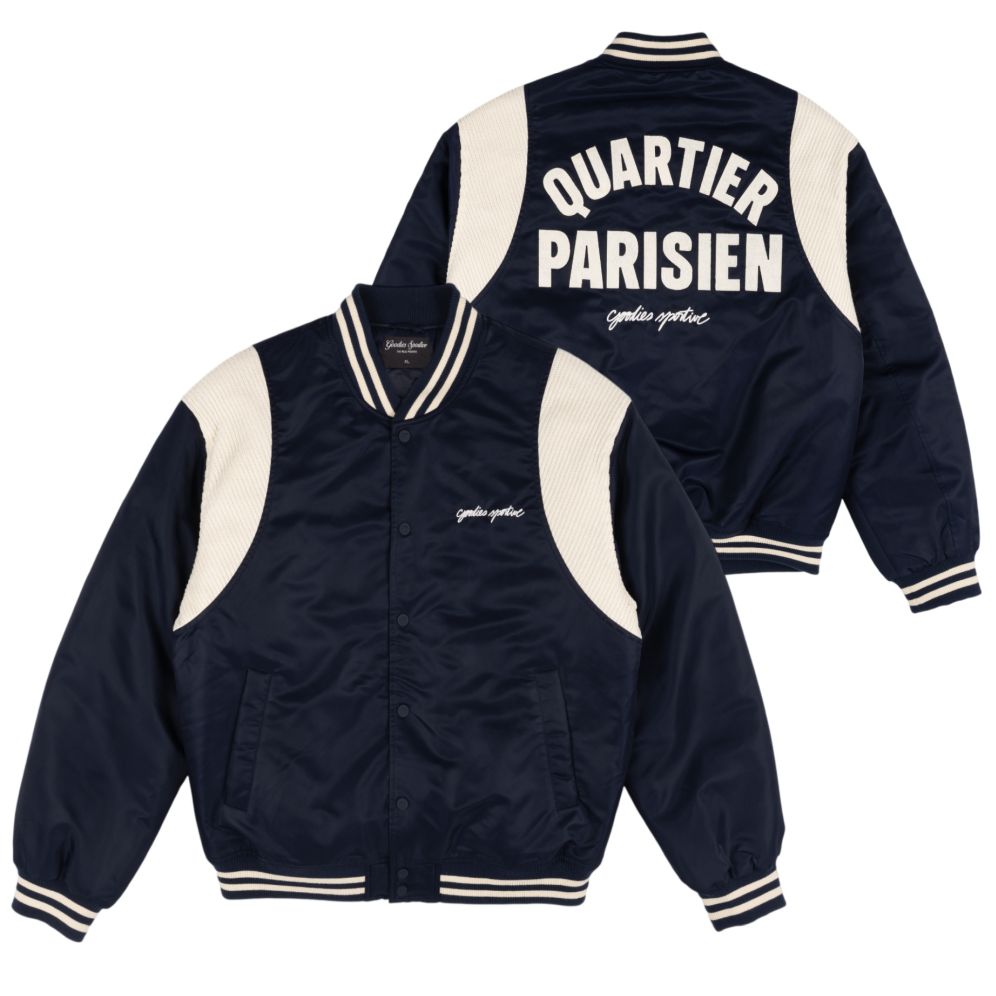 Goodies Sportive Quartier Parisien Bomber Jack Marine