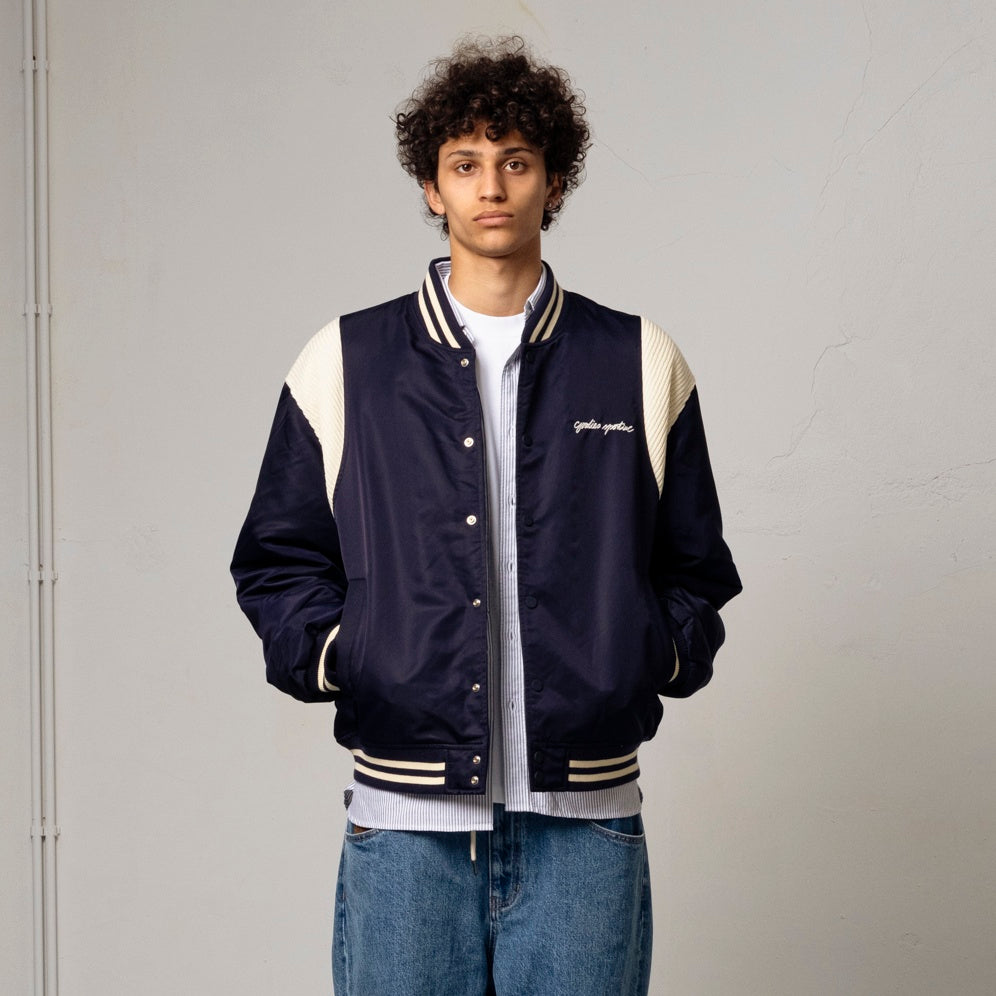 Goodies Sportive Quartier Parisien Bomber Jack Marine