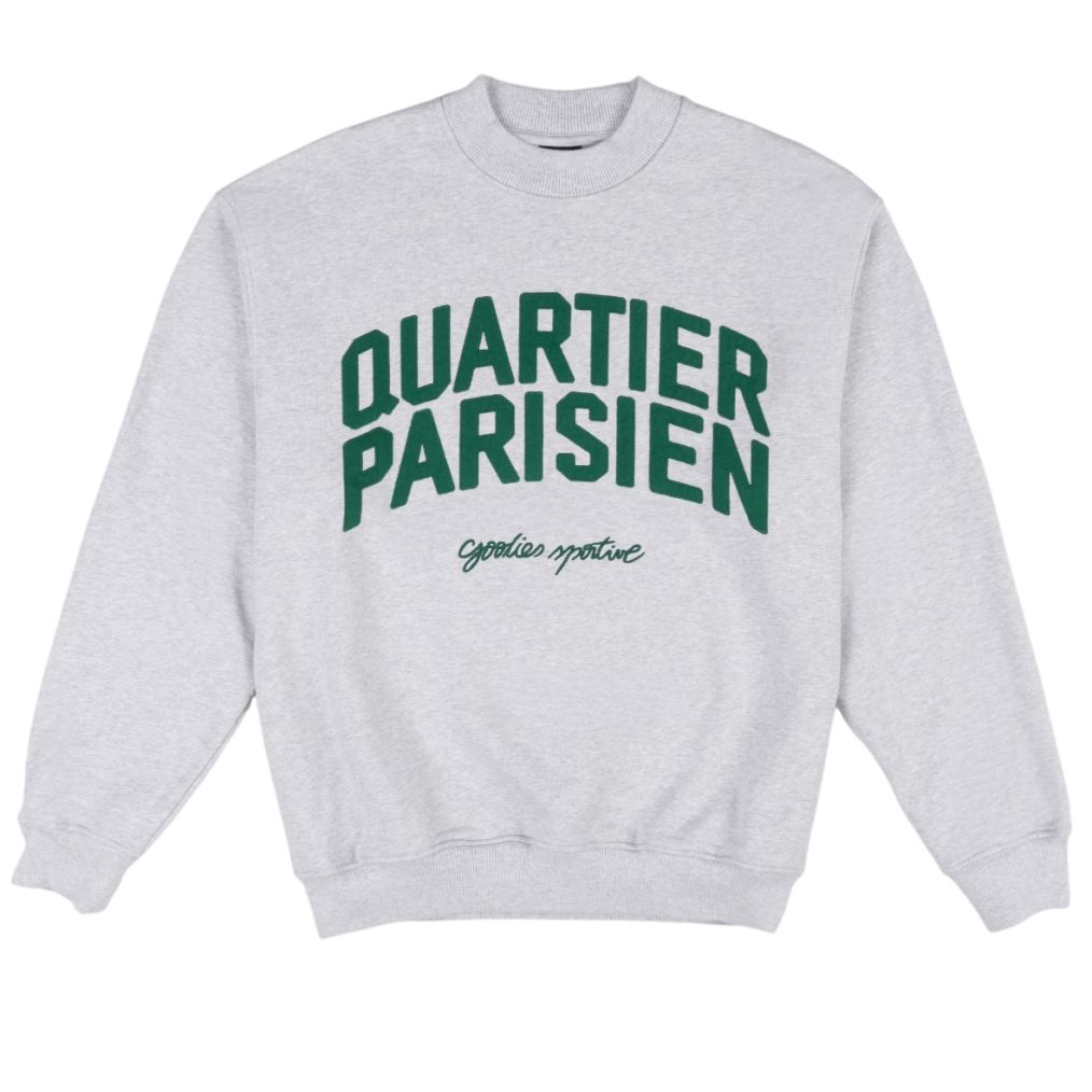 Goodies Sportive Quartier Parisien Vigore Pullover Grau