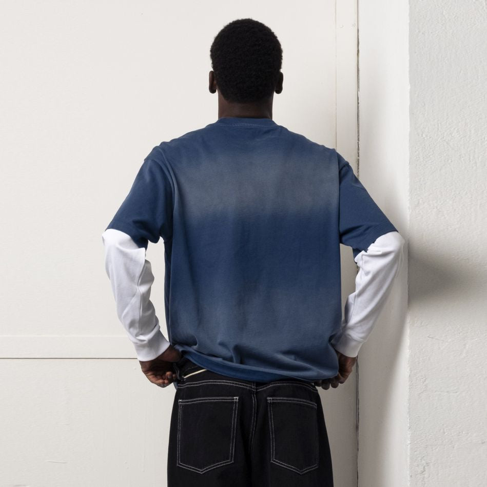 Goodies Sportive Real Pegasus Longsleeve T-shirt Dunkelblau