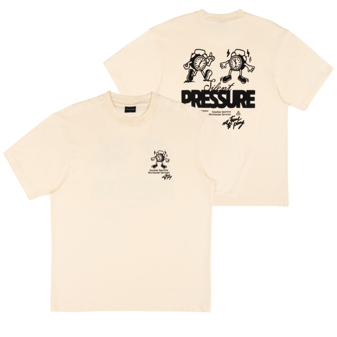 Goodies Sportive Silent Pressure T-shirt Offwhite