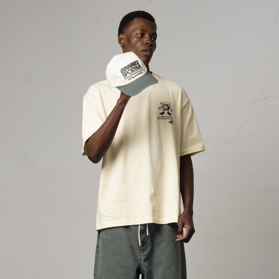 Goodies Sportive Silent Pressure T-shirt Offwhite